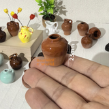 Miniature Pottery Flower Vase Collection | Handmade Miniature Shop