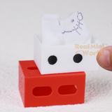 Miniature Peekaboo Mini REAL Tissue Box | Dollhouse Miniature Shop