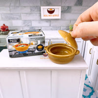 Mini Real Kitchen Cooking Ceramic Pot : cook mini edible food