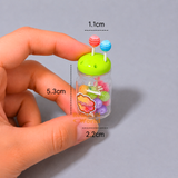 Miniature Green Lollipop Candy Jar | Dollhouse Miniature Cooking Shop