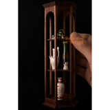 Miniature Solid Wood Artisan Hexagonal Display Rack | Miniature Shop