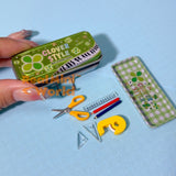 Miniature 90’s Kid Metal Pencil Case Set –The One That Always Got Dented