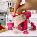 Miniature REAL Blender Set (Barbie Pink) | Mini REAL Cooking Shop