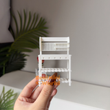 Miniature White Baking Cabinet | Tiny Baking Kitchen Shop