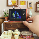 Miniature REAL Functioning TV Scale 1:12 | Real Mini World