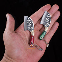 Miniature Real Engraved Machete Knife | Handmade Miniature Shop