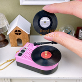 Miniature REAL Functioning Record Player | Miniature Shop