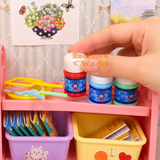 Miniature Bubble Making Set | Functioning Dollhouse Miniature Shop