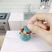 Miniature Real Working Rice Cooker in Tosca | Tiny Cooking Shop