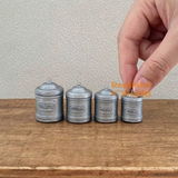 Miniature Vintage Style Storage Canister | Mini Cooking Shop
