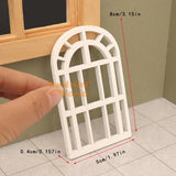 Miniature Wooden Window Frame | Handmade Dollhouse Miniature Shop