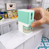 Miniature REAL Rice Dispenser in Pastel Mint ｜Tiny Food Cooking & Mini Kitchen Shop