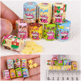 Miniature Chocobi Snack Box Set (7pc) | Miniature Dollhouse Shop