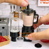 Miniature REAL Blender 2in1 Set (Black) | Mini Real Cooking Shop