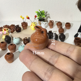 Miniature Pottery Flower Vase Collection | Handmade Miniature Shop