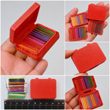 Miniature REAL Crayon Kit Selection | Real Functioning Miniature Shop