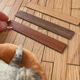 Dollhouse Miniature Floor Transition Strip Set (oak wood)| Real Mini World
