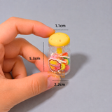 Miniature Yellow Lollipop Candy Jar | Dollhouse Miniature Cooking Shop