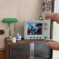 Miniature REAL Functioning TV Scale 1:12 | Real Mini World