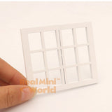 Miniature Wooden Window Frame | Handmade Dollhouse Miniature Shop