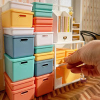 Miniature REAL Storage Box Set | Miniature Dollhouse Shop