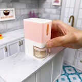 Miniature REAL Rice Grains Dispenser in Candy Pink | Mini Cooking Kitchen Shop