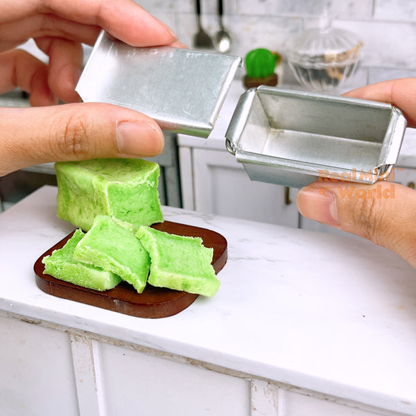 Miniature Aluminium Bread Loaf Pan | EASYBAKE Tiny Baking Shop