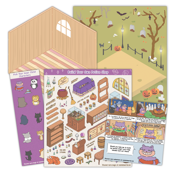 Make Your Own Magic Potion Deco Sticker Kit | Isometric Sticker Shop