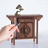 Miniature Classic Wood Work Asian Heritage Cabinet | Miniature Shop