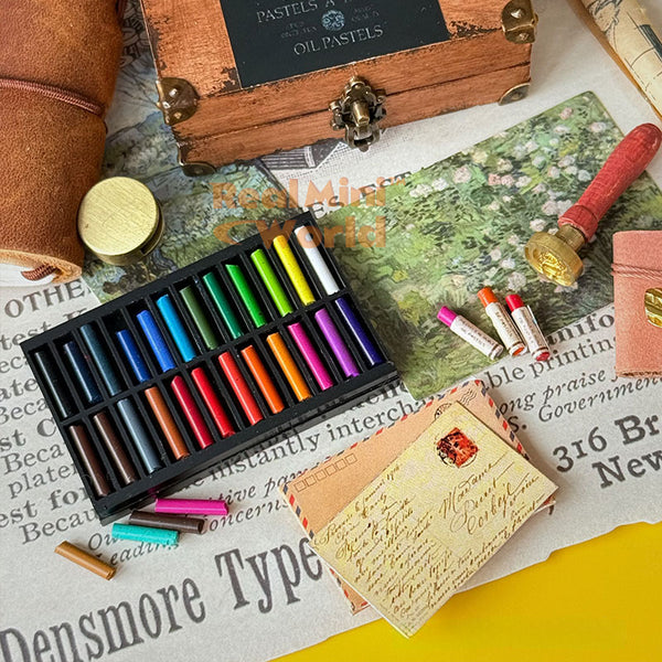 Miniature REAL Crayon Wooden Box Set | REAL Functioning Miniature Shop ...