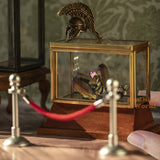 Miniature Brass Glass Display Box | Handmade Dollhouse Miniature Shop