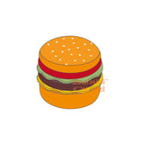 Miniature Hamburger Plate Set | Tiny Food Cooking Shop