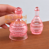 Miniature Wine Pink Bottle Set | Mini Cooking Kitchen Shop