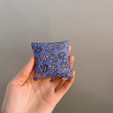 Miniature Halloween blue jeans pumpkin couch Pillows – Cushion Set for Dollhouse Decor