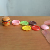 Miniature Hamburger Plate Set | Tiny Food Cooking Shop