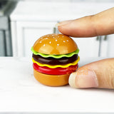미니어처 햄버거 접시 세트