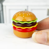 미니어처 햄버거 접시 세트