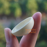 Miniature Ombre Yellow Ceramic Bowls | Tiny Food Cooking Shop 🤏