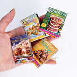 Tiny Cooking Book (set of 4) | Mini Food Cooking Shop