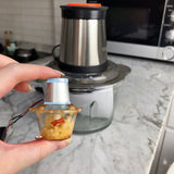 Miniature REAL Food Processor in Pastel Blue