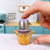 Miniature REAL Food Processor in Pastel Purple | Tiny Food Cooking