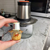 Miniature REAL Food Processor in Pastel Yellow