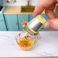 Miniature REAL Food Processor in Pastel Yellow