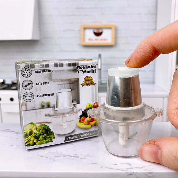 Miniature REAL Food Processor in White | Mini Cooking Shop – Real Mini ...