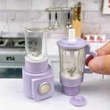 Miniature REAL Blender 2in1 Set (Pastel Purple) |Mini Food Cooking Set