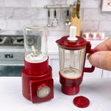 Miniature REAL Blender 2in1 Set (Red) | Mini Food Cooking Set