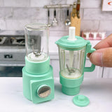 Miniature REAL Blender 2in1 Set (Pastel Green) | Mini Food Cooking Set