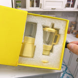 Set frullatore 2 in 1 in miniatura REAL (giallo pastello)