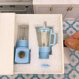 Miniature 2in1 REAL Blender Set (Pastel Blue) | Tiny Food Mini Cooking Shop