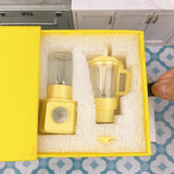 Set frullatore 2 in 1 in miniatura REAL (giallo pastello)
